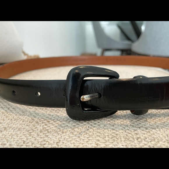 Ralph Lauren Black Leather Belt - Picture 1 of 4